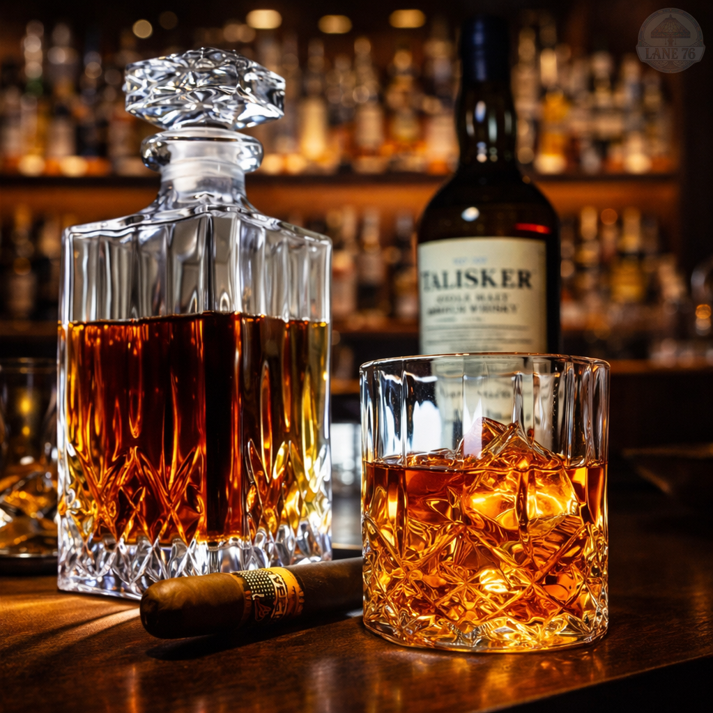 Decantador de Whisky - Set con Decantador y Copas