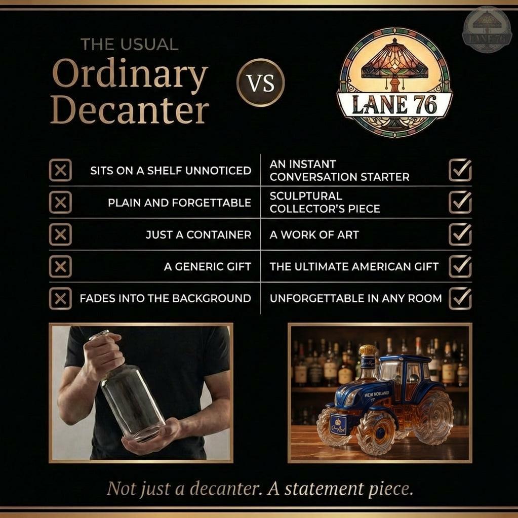 Decantador de Whisky - New Holland T7