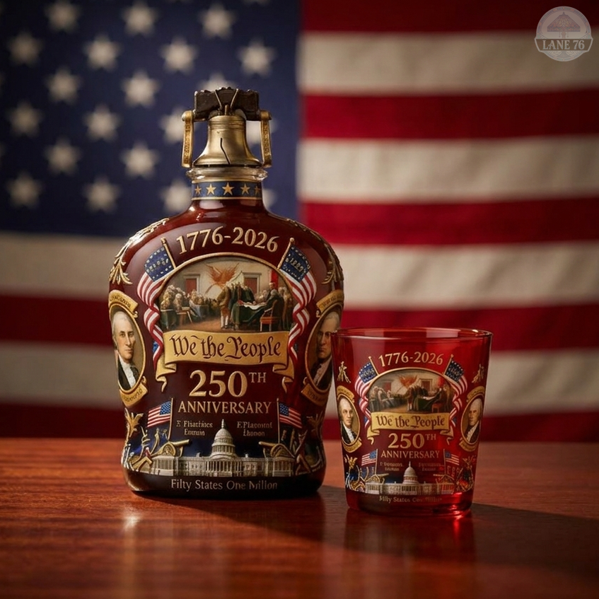 Decantador de Whisky y Juego de Copas del 250 Aniversario