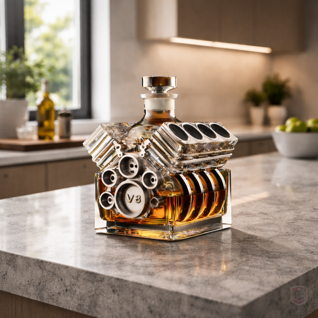 Decantador de Whisky - Edición Motor V8