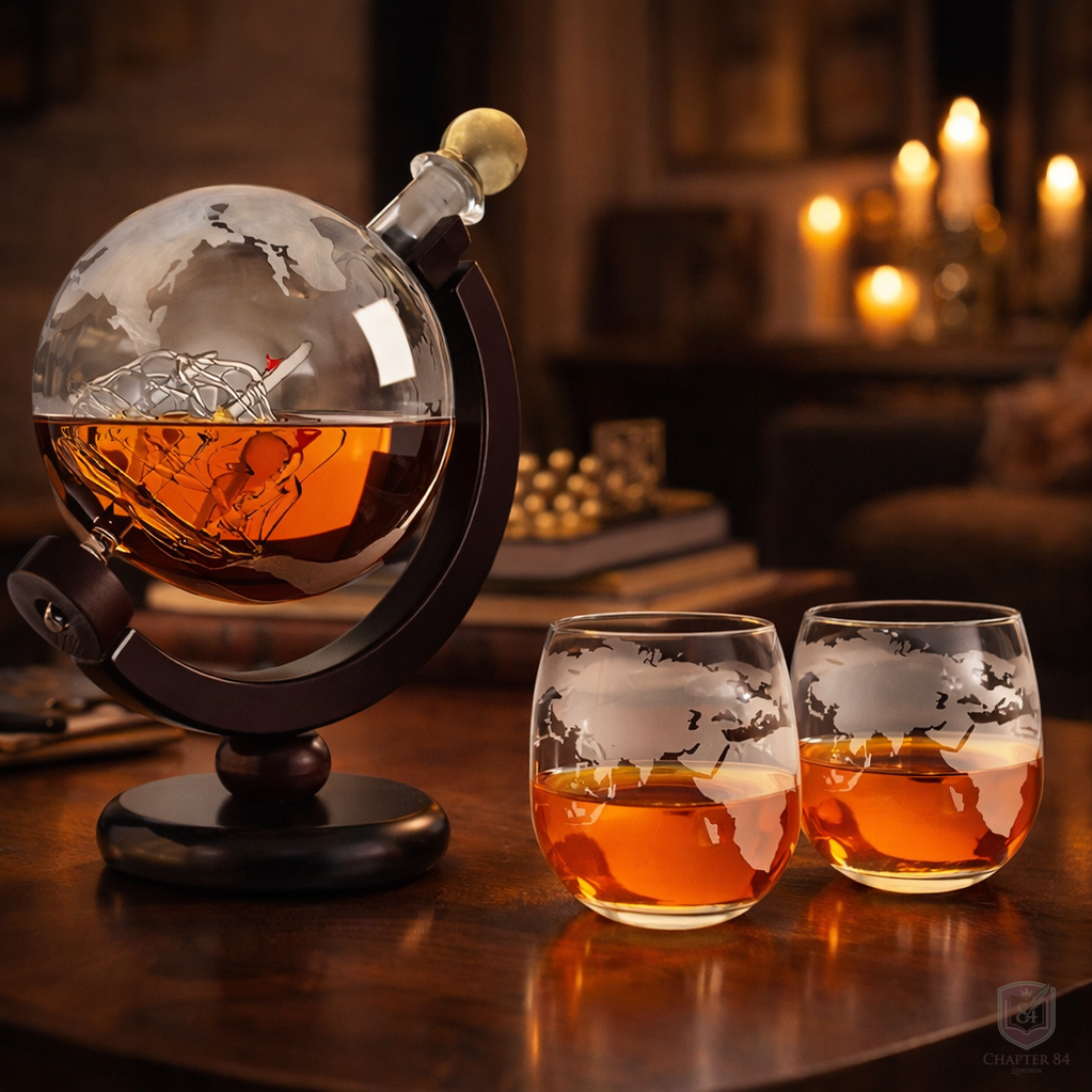 Decantador de Whisky - Edición Mapa del Mundo