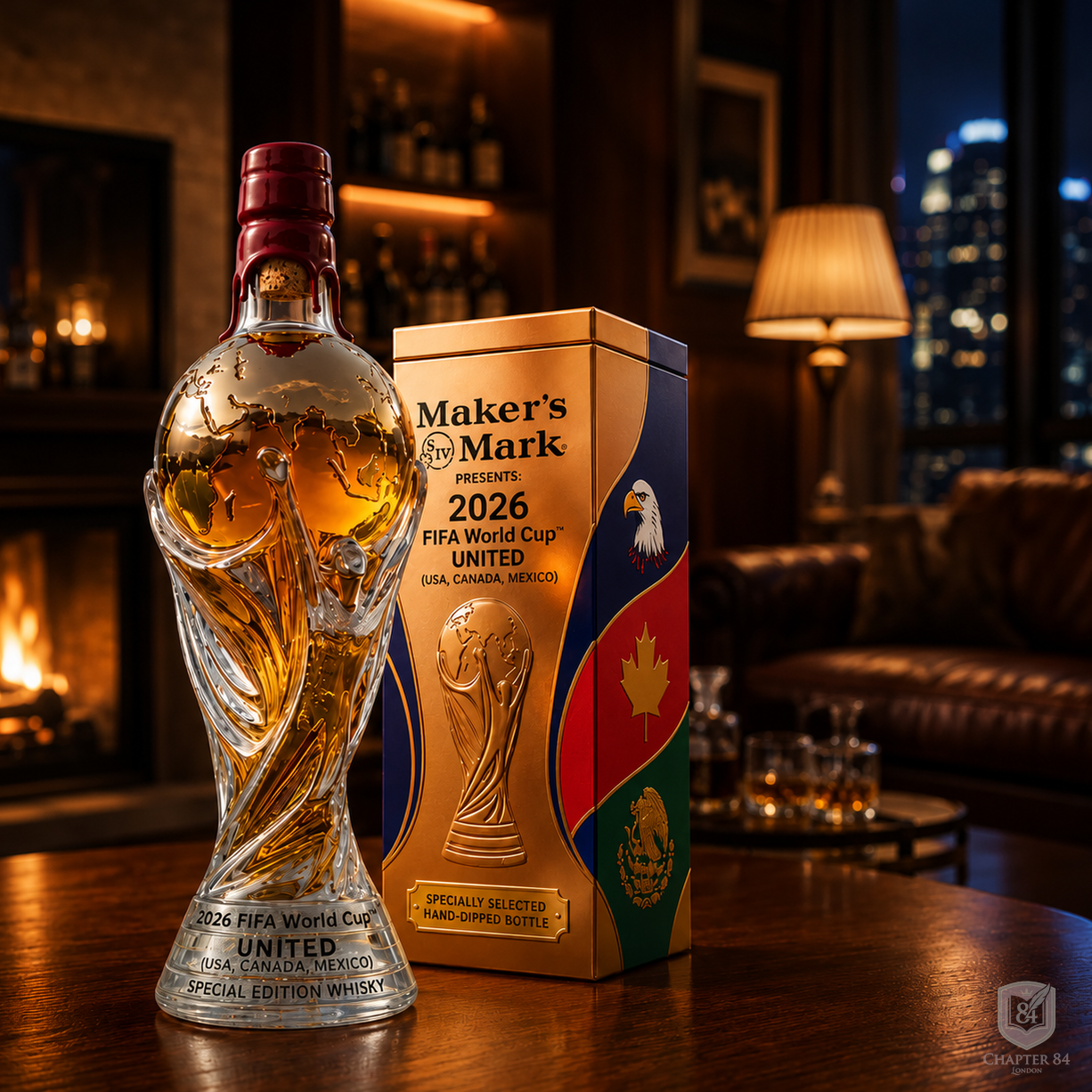 Decantador de Whisky - Edición Copa del Mundo 2026