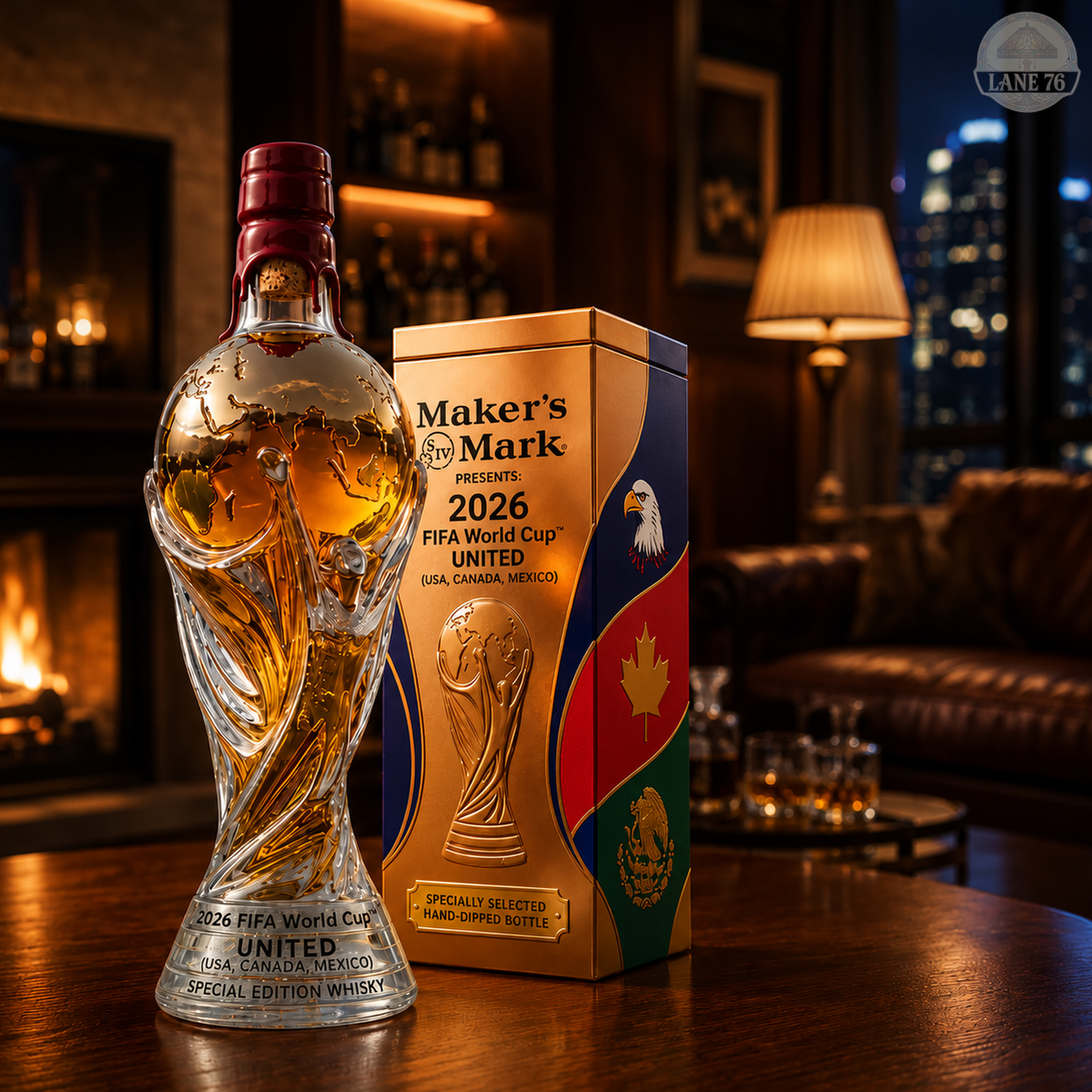 Decantador de Whisky - Edición Copa del Mundo 2026