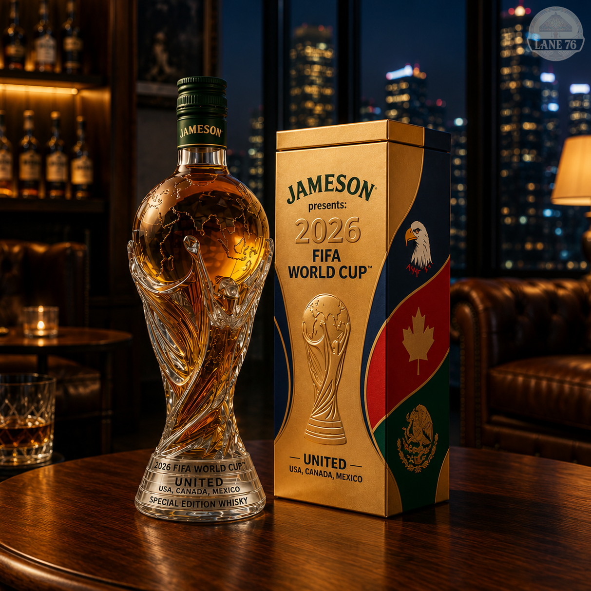 Decantador de Whisky - Edición Copa del Mundo 2026