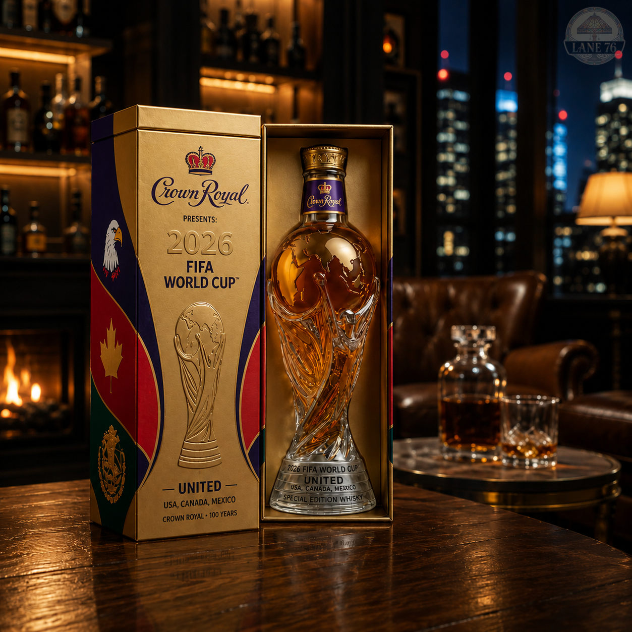 Decantador de Whisky - Edición Copa del Mundo 2026