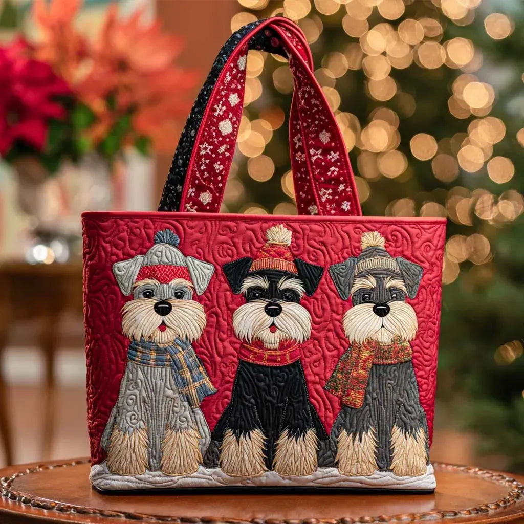 Bolsa Hecha a Mano con Schnauzer