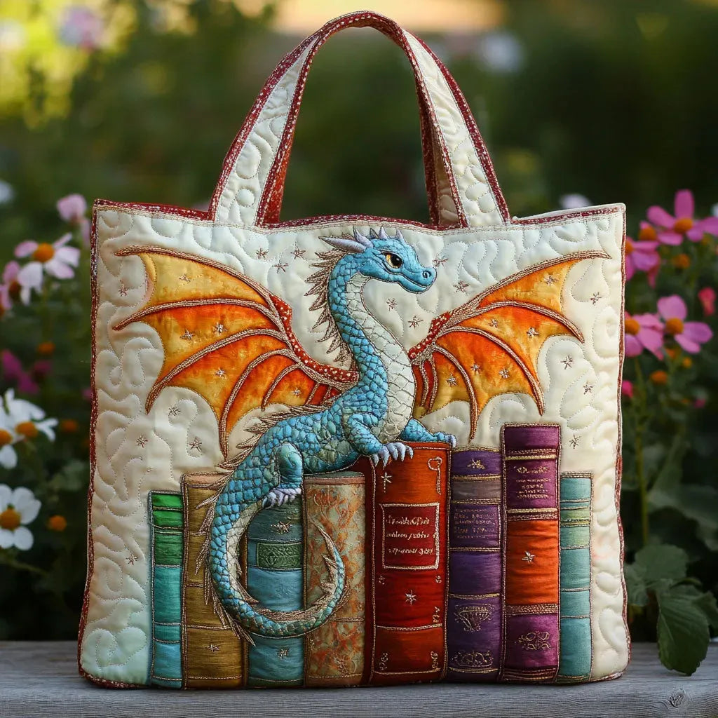 Bolso Tote acolchado Esmeralda Guardián de Libros