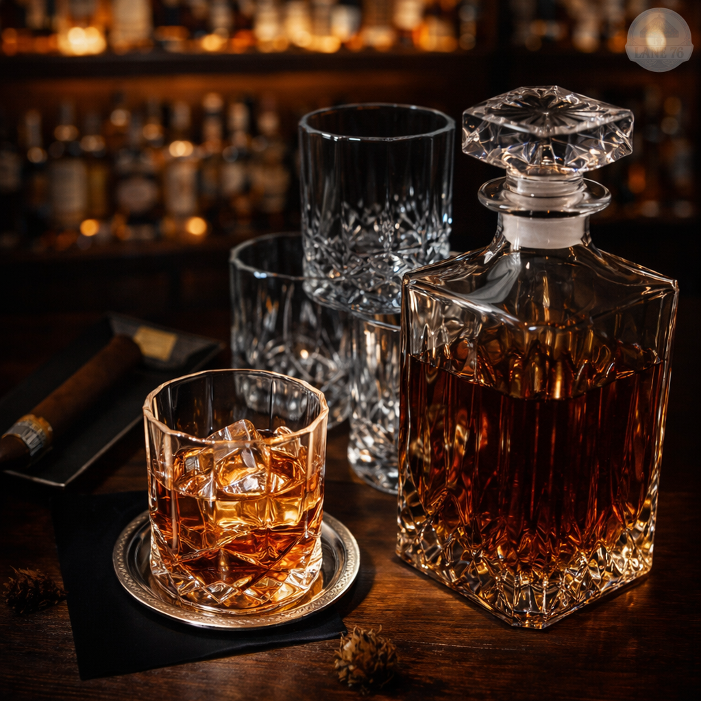 Decantador de Whisky - Set con Decantador y Copas