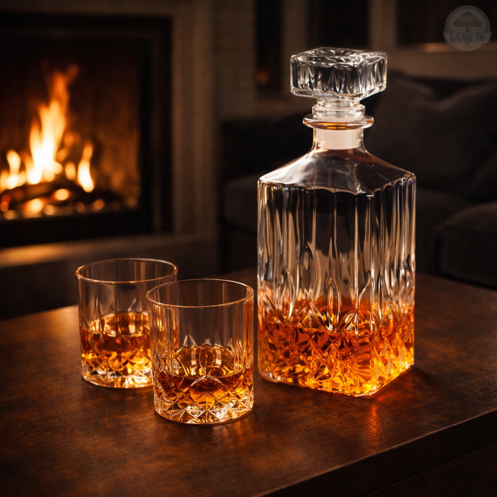Decantador de Whisky - Set con Decantador y Copas