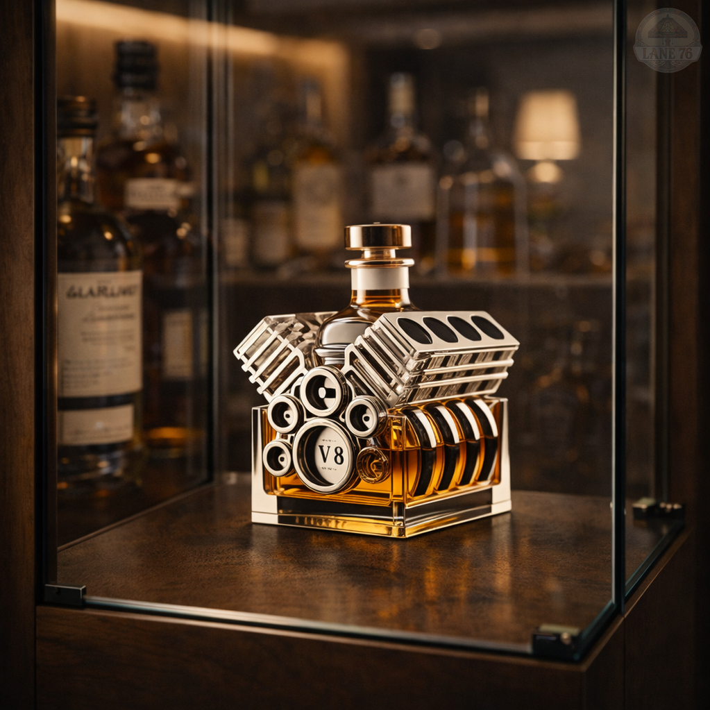 Decantador de Whisky - Edición Motor V8