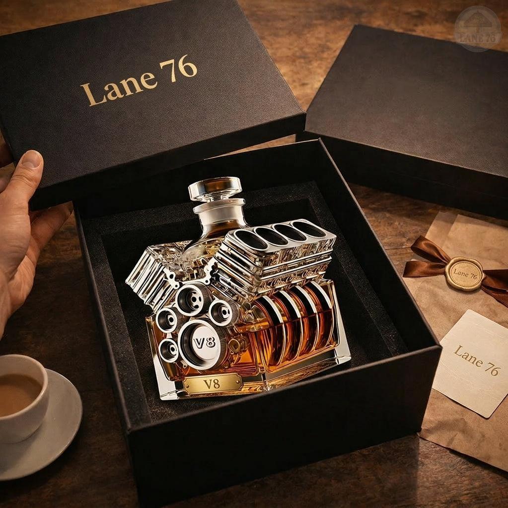 Decantador de Whisky - Edición Motor V8