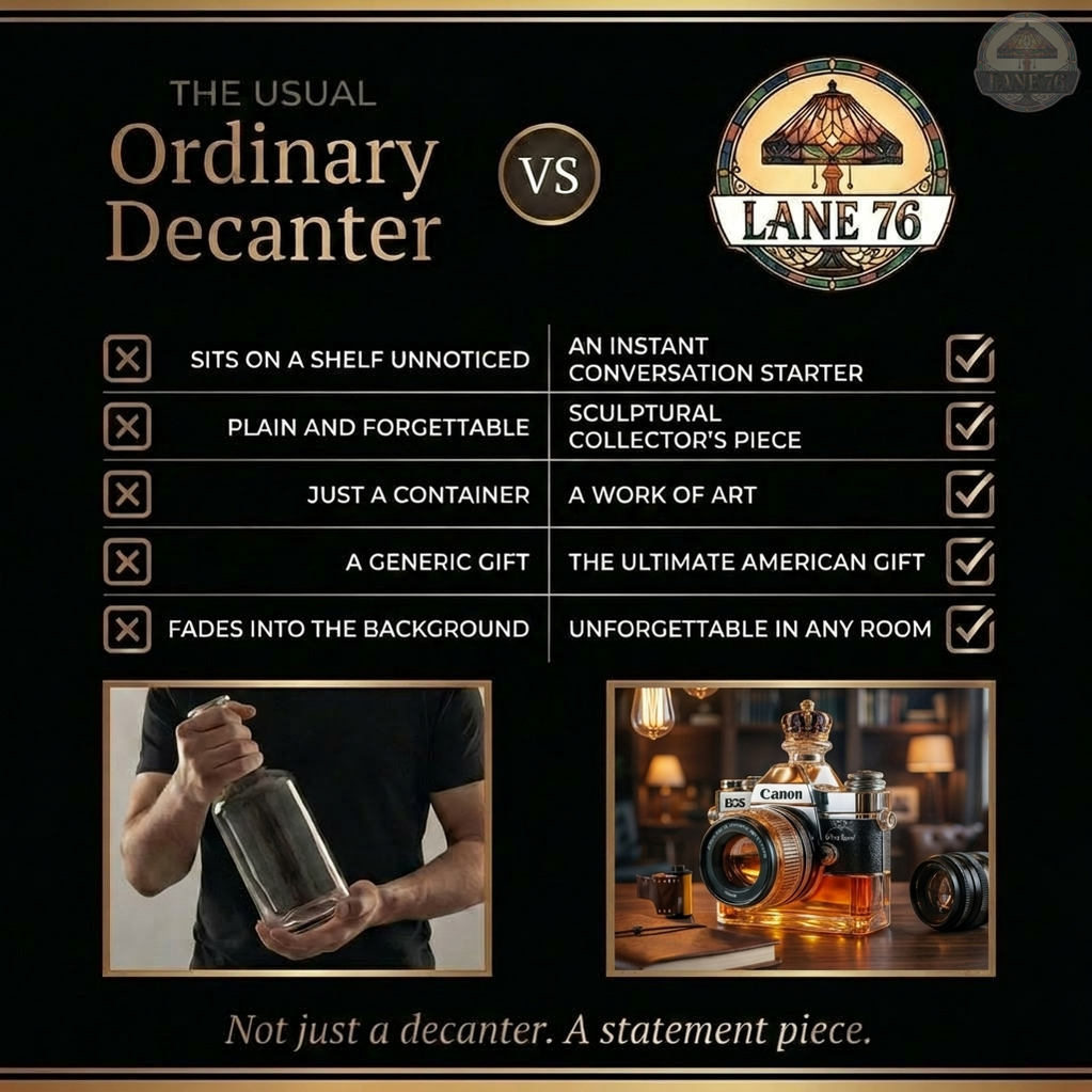 Decantador de Whisky - Edición Cámara