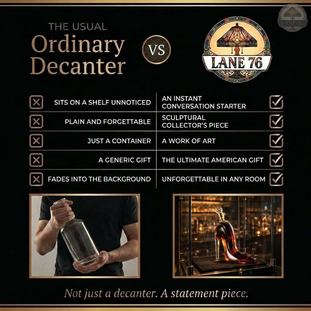 Decantador de Whiskey - Edición Tacón Alto