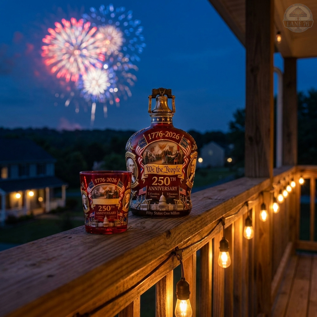 Decantador de Whisky y Juego de Copas del 250 Aniversario