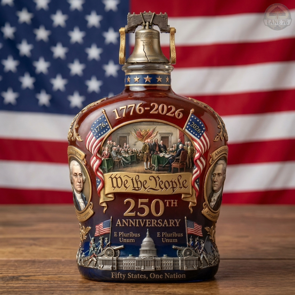 Decantador de Whisky y Juego de Copas del 250 Aniversario
