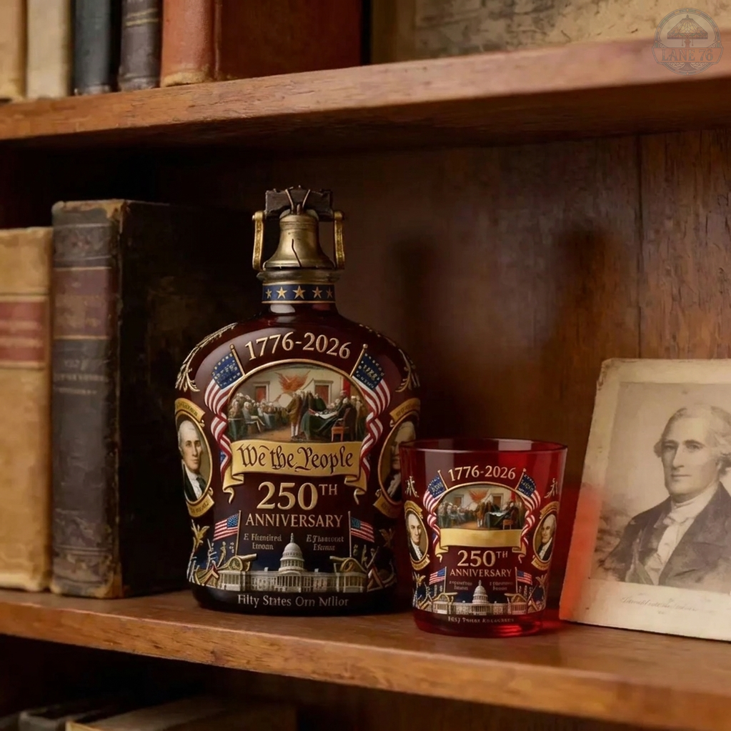 Decantador de Whisky y Juego de Copas del 250 Aniversario